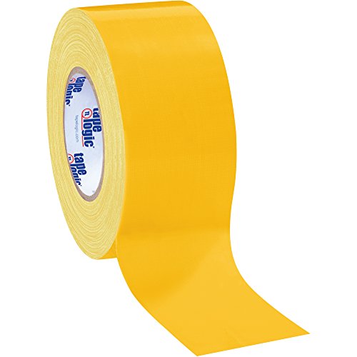 Discount Tag & Label Tape Logic Duct Tape, 10 Mil, 3" x 60 yds, Yellow, 16/Case