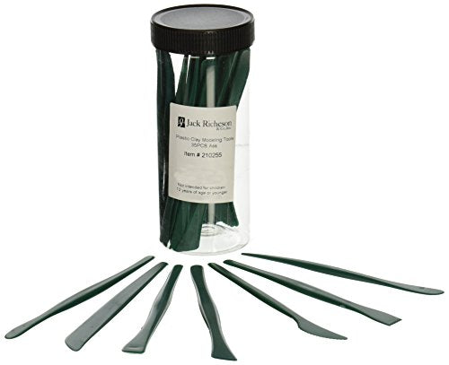 Jack Richeson Double Ended Clay Modeling Tools (Set of 35), 6.25"