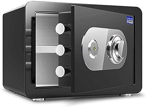 Dntum Home Safes Safes Home and Lock Boxes All-Steel Household Fireproof and Waterproof Stainless Steel Panel Mechanical Lock Anti-Theft Security Cabinet Hidden Safe