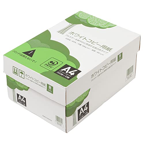 APP High White Copy Paper, A4, 93% Whiteness, 0.09 mm Thickness, 5,000 Sheets (500 Sheets x 10 Books), PEFC Certified