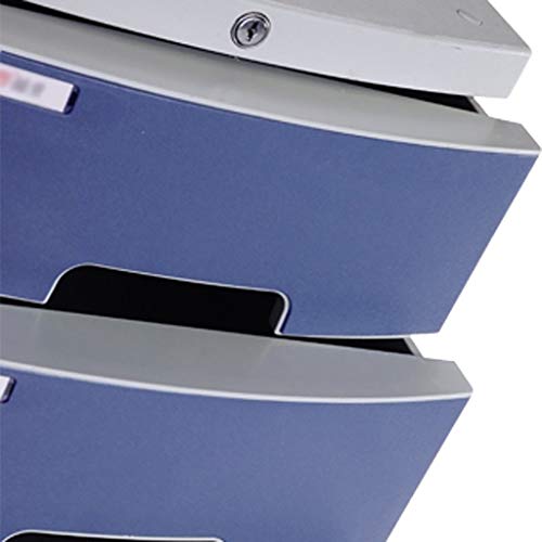 SDVantage Flat File Cabinet, Large 3-Layer Drawer Storage Organization, with Lock/Blank Label,Suitable for Office Supplies