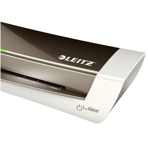 Leitz iLAM Thermal Laminator, 9.5" Laminating Machine, Use with 3 Mil and 5 Mil, Fully Heats in 3 Minutes, Home Office (WSM301040)