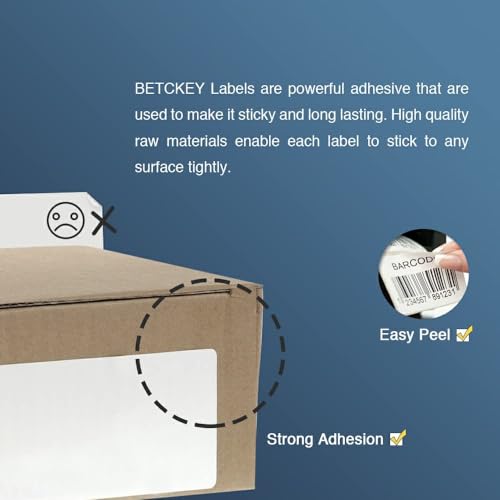 BETCKEY Replace for Brother DK-2225 (1.4 in x 100 ft) Label[10Roll/2Holder]