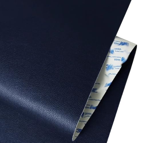 Fabric Adhesives Leather Repair Patch Self Adhesive Leather Chair Patch DIY Large Vinyl Repair Kit, for Furniture Couch Chairs Car Seat(Navy Blue)