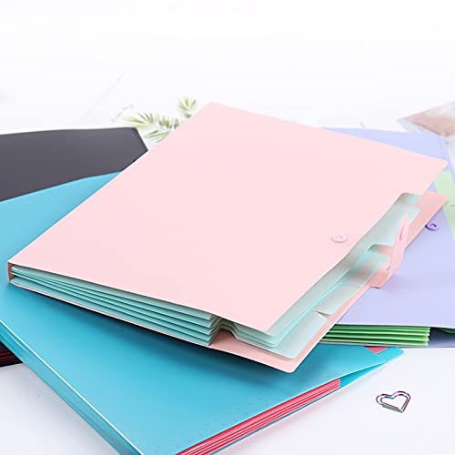 Liudan Clipboard File Document Bag Pouch Bill Folder Holder Organizer Fastener School Office Supplies Expanding File Folder Document Storages Office Clipboard (Color : E)