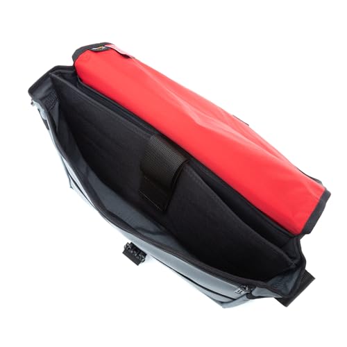Manhattan Portage Deluxe Computer Bag, 15-Inch (MD) with Adjustable Strap Water Resistant Coating Zippered Compartment 1000D Cordura® for Work And Travel (Grey)