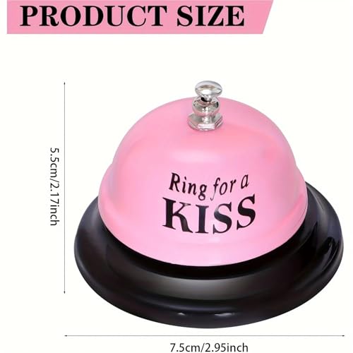 6PCS "Ring for A Kiss" Service Desk Bell