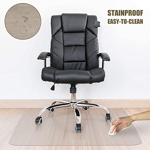MLYYJH Floor Protection Mat Office Chair Underlay Extra Large Clear Plastic Carpet Runner - 1.5mm Thick Heavy Duty Waterproof Chair Mat for Hardwood Floors