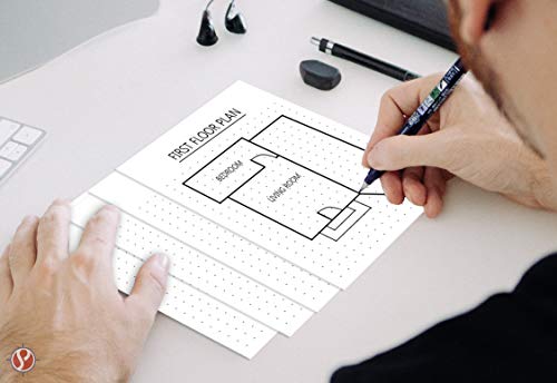 White Dot Grid Vertical Index Cards, 3” X 5” Inches | 300 Sheets Per Pack