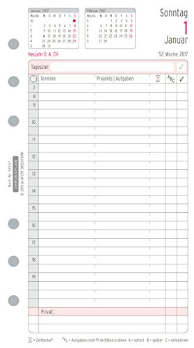 Chronoplan 50227 2017 (Day Planner Diary 1 Day/1 Page – White Midi