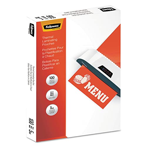 FEL5746001 - Fellowes Thermal Laminating Pouches - Menu, 5mil, 100 pack