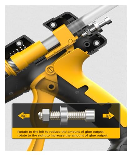 Hot Glue Gun, Hot Silicone Gun, 300W Melt Glue, Digital Display, Temperature Adjustable Copper Nozzle, 11mm Pens, DIY Tool,cordless hot glue gun(300w-digital-y,Large)