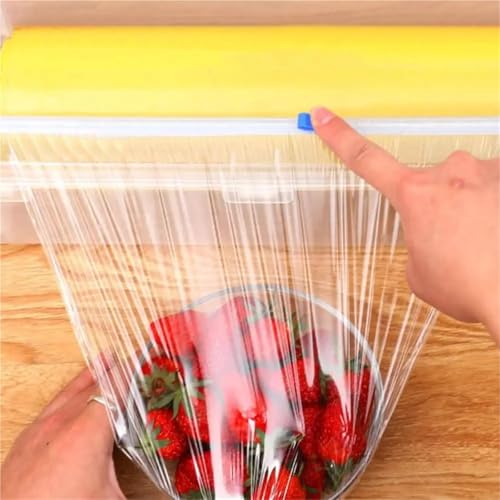 Portable Plastic Wrap Cutter for 13 Inch Food Rolls, Foil & Wax Paper