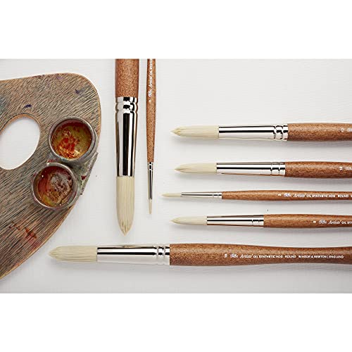 Winsor & Newton Artists' Oil Synthetic Brush, Fan #6