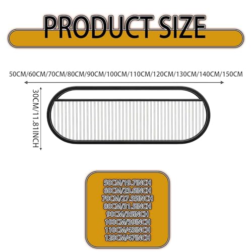 AVSMGP Black 3,100CM/39INCH, Table Top Privacy Partition, Modern Iron Countertop Screen Partition- Free Standing Privacy Screen Table Top for Restaurant Workstation Office Bar Hotel