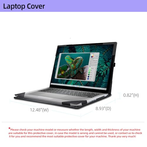 Laptop Case for Dell Inspiron 14 Plus 7440 (2024) | 14 2-in-1 |14 5440 Laptop Detachable Protective Cover Shell (Gray)