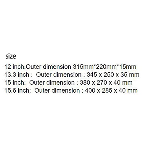 Briefcases Laptop Bags and Cases,Laptop Sleeve for Case Laptops Bag Cover 11.6 15.6 Computer Bag for Notebook Case (Grey 15.6)