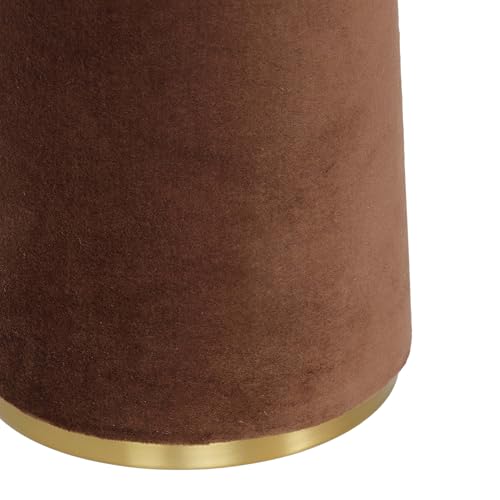 First of a Kind Floor Lamp in Chocolate Brown Velvet