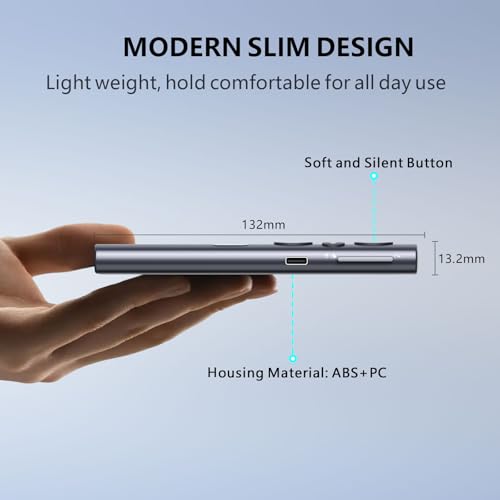 Norwii N95s Presentation Remote, Slide Clicker for PowerPoint Presentations