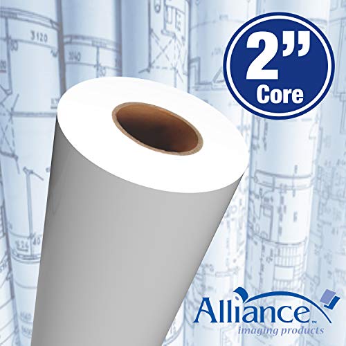 Alliance Wide Format Paper Rolls CAD Bond (24lb | 2 Rolls, 42 In x 300 Ft | 2" Core)