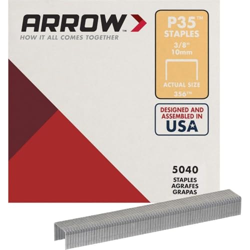 Pack of 4 Arrow Fastener 356 Genuine P35 3/8-Inch Staples