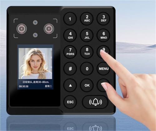 ZQFEE Time Clock, Palm Vein Password and face Recognition Access Control and attendance System.