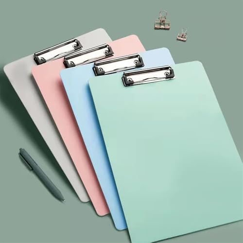 Filing Envelopes 1 A4 Folder, File Manager, Clipboard with Cover, A4 Folder for Business and School Use, Stationery and Office Supplies Plastic Folders(Blue)