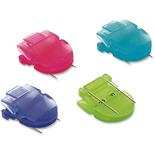 Advantus, 75336, Wall Clips for Fabric Panels, 40 Sheets, Assorted Cool Colors, 50/Box, Pack of 3, Total 150 Clips