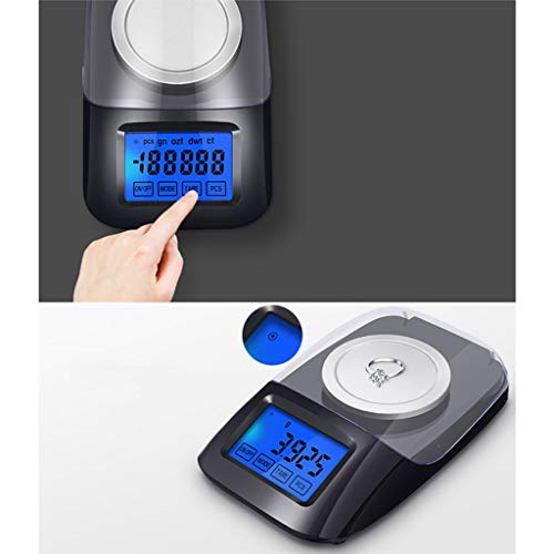 DFEDHF 0.001g Mini Jewelry Scales LCD Digital Pocket Weights Portable Milligram Scale Multifunctional Precision Scale, 50g/0.001g