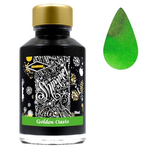 Diamine Christmas Colletion Ink Bottles 50ml with Sparkly Shimmer/Glitter Ink - Perfect Gift for Colleagues, Family & Friends Stationery Lovers! (Summer Collection)