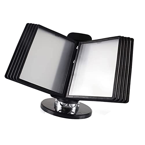 GFSGHZZ Desktop Reference Organizer - Catalog Display Rack for Display A4 Documents Desktop/Wall Reference System Wi,A-10 Panel