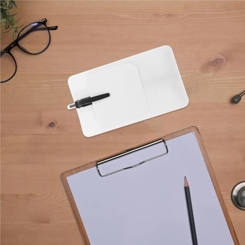 Yiodauh pocket protector 60Pcs PVC Pen Pouch Pocket Protector For Nurses Shirt Coat Organizer Holds Pens Pencils Cards Badge Lab Uniforms