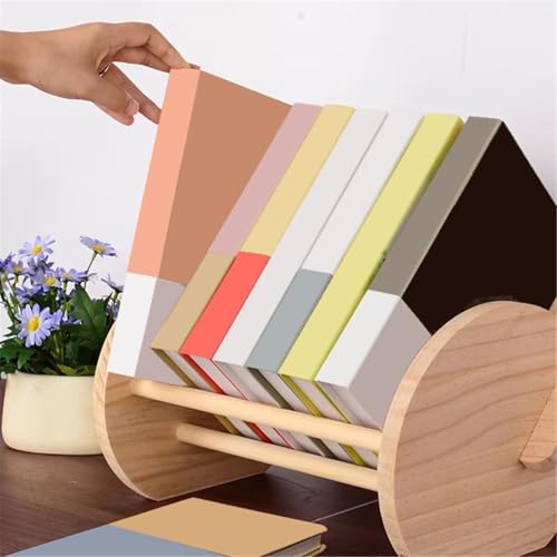 Bookcase Storage Rack Nordic Creativity Wooden Small Sofa Bookshelf Tabletop Inclined Organizer Rack Book Shelf