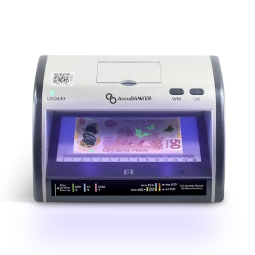 AccuBANKER LED430 Cash and Card Detector with AccuSTAND