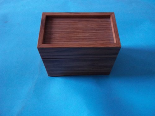 Emco Card File Wood (pressed Wood Chip) 6" (W) x 4 3/4" (H) x 3 1/2" (D)