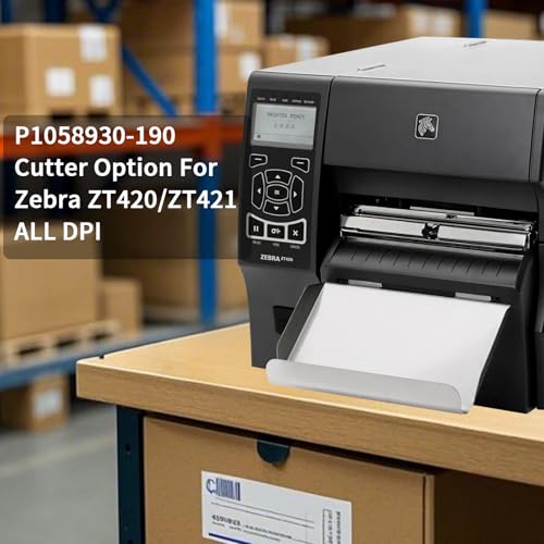 P1058930-190 New Kit Cutter Option for Zebra ZT420 ZT421 Thermal Label Printer 203dpi 300dpi 6-Inch