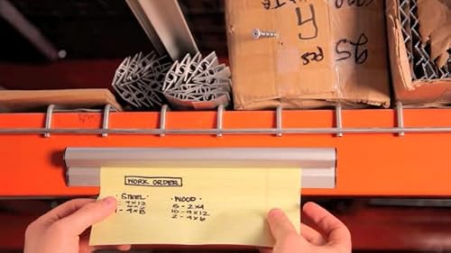 Hangman Clip-It Strip Magnetic Note and Paper Holder-Aluminum (CSA-24)