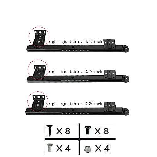 Sliding Under Desk Keyboard Tray Slide Out Keyboard Holder Drawer Heavy-Duty Office Desk Extender Platform Pull Out Desktop Sliding Computer Tray for Keyboard Drawer Under Desk Shelf-Metal