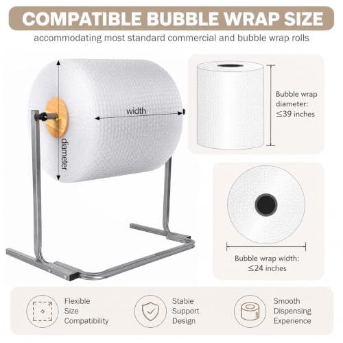 Bubble Wrap Machine for 24 in Film Width, Bubble Wrap Dispenser
