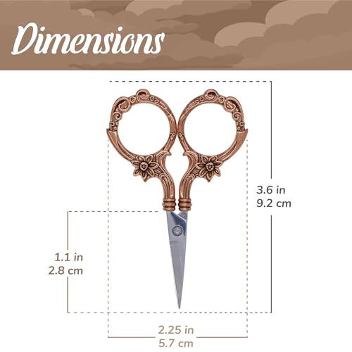 JubileeYarn Blooming Embroidery Scissors - Copper - 30 Scissors
