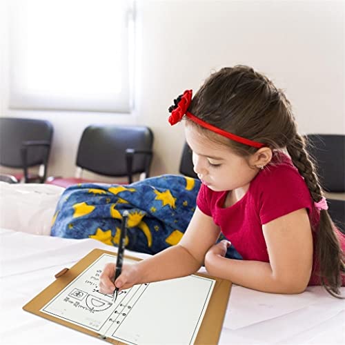 GFHSKRPL Smart Erasable Notebook Leather Paper Reusable Wirebound Notebook Cloud Storage Flash Storage Lined With Pen(C)
