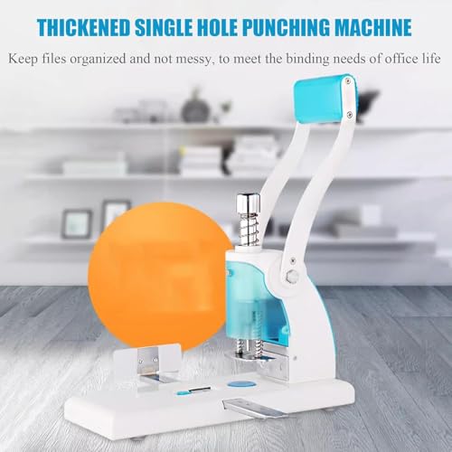 Single Hole Manual Paper Punch - High Capacity 300 Sheets,Paper Punching Machine for Office, Home, and School Use