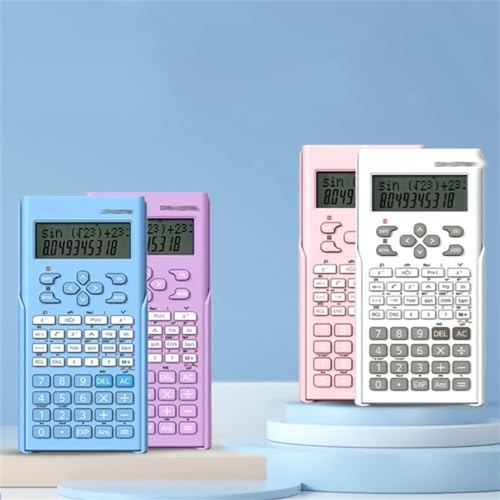NSUQOA Portable Home Science Calculator 12-bit Widescreen Multifunction Test Tool Student Function