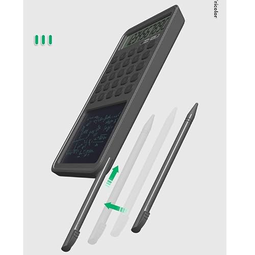 Multifunctional Calculator Business Office Portable LCD Handwriting Tablet 12 Digit Display Financial