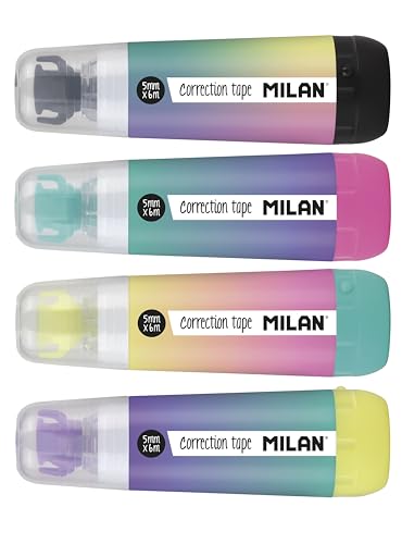 MILAN® Display Cube 40 Cylindrical Correction Tapes 5 mm x 6 m Sunset Series