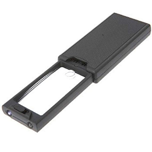 Multi-Purpose Led Pull-Out Magnifier with 2X Primary Lens and 45X Secondary Lens (18 Units)
