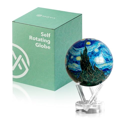MOVA Self Rotating Globe, Van Gogh Starry Night Classic (4.5")