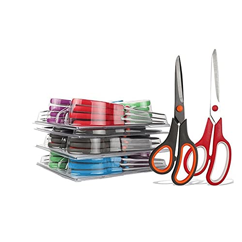 DSWMY Craft Scissors, Craft Scissors with Comfort Grip Handle Stainless Steel Tailor Embroidery for Leather Fabric DIY Sewing Tools
