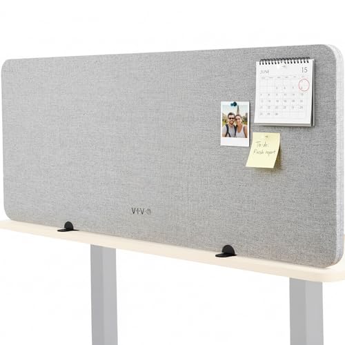 VIVO Gray Freestanding 60 x 24 in Privacy Panel, PP-1-V060G-S
