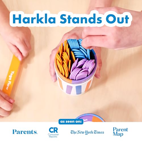 Harkla Sensory Sticks – 60 Sensory Activities, Brain Break Kit